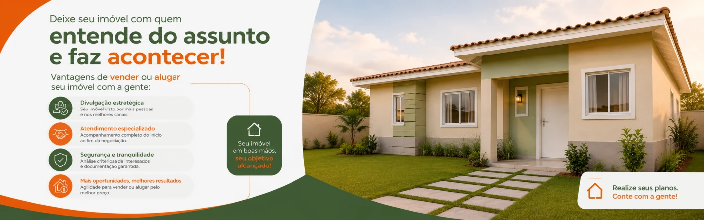 Anuncie seu im�vel com os melhores em vendas e aluguel!